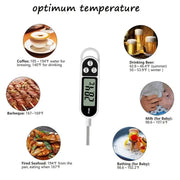 1pc Digital Food Thermometer for Accurate Meat and BBQ Cooking